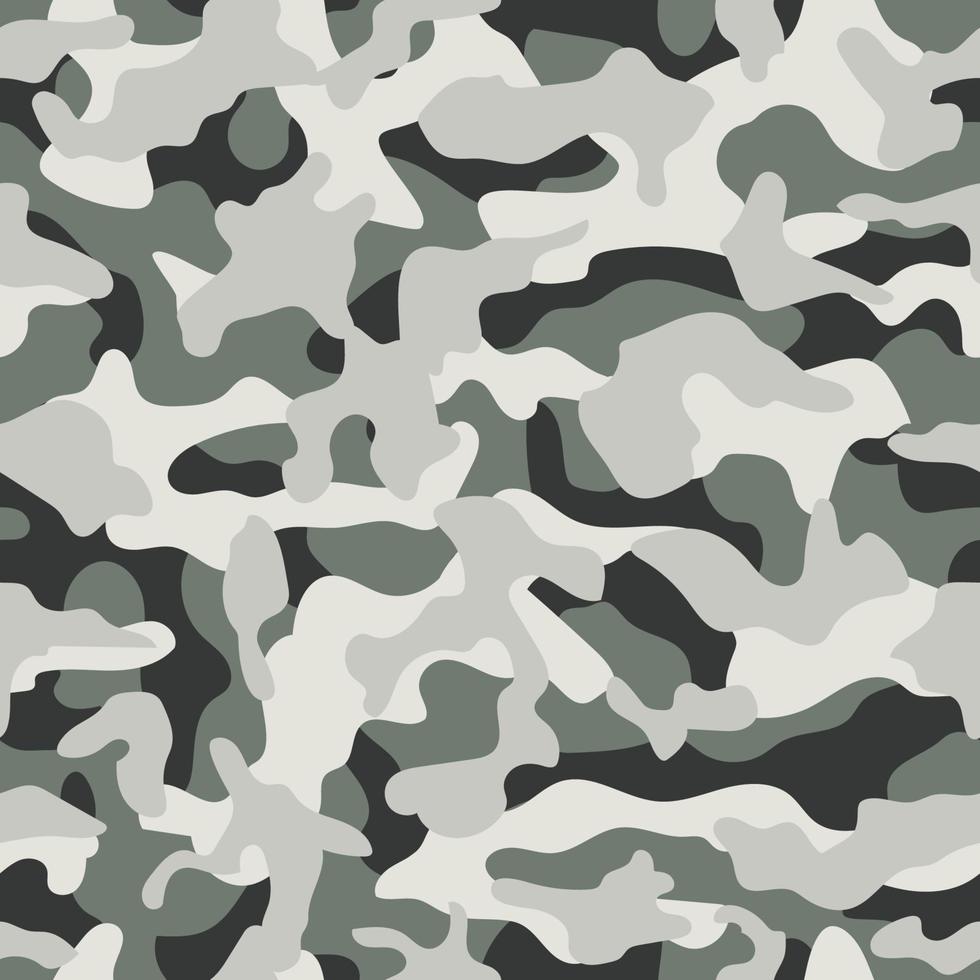 militärt kamouflage sömlösa mönster vektor