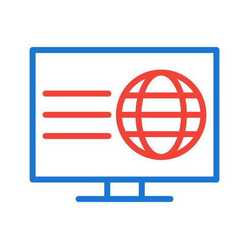 Webbsida Icon Design vektor