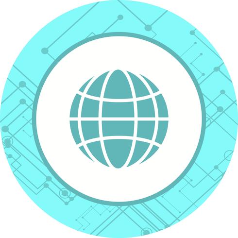 Globus-Icon-Design vektor
