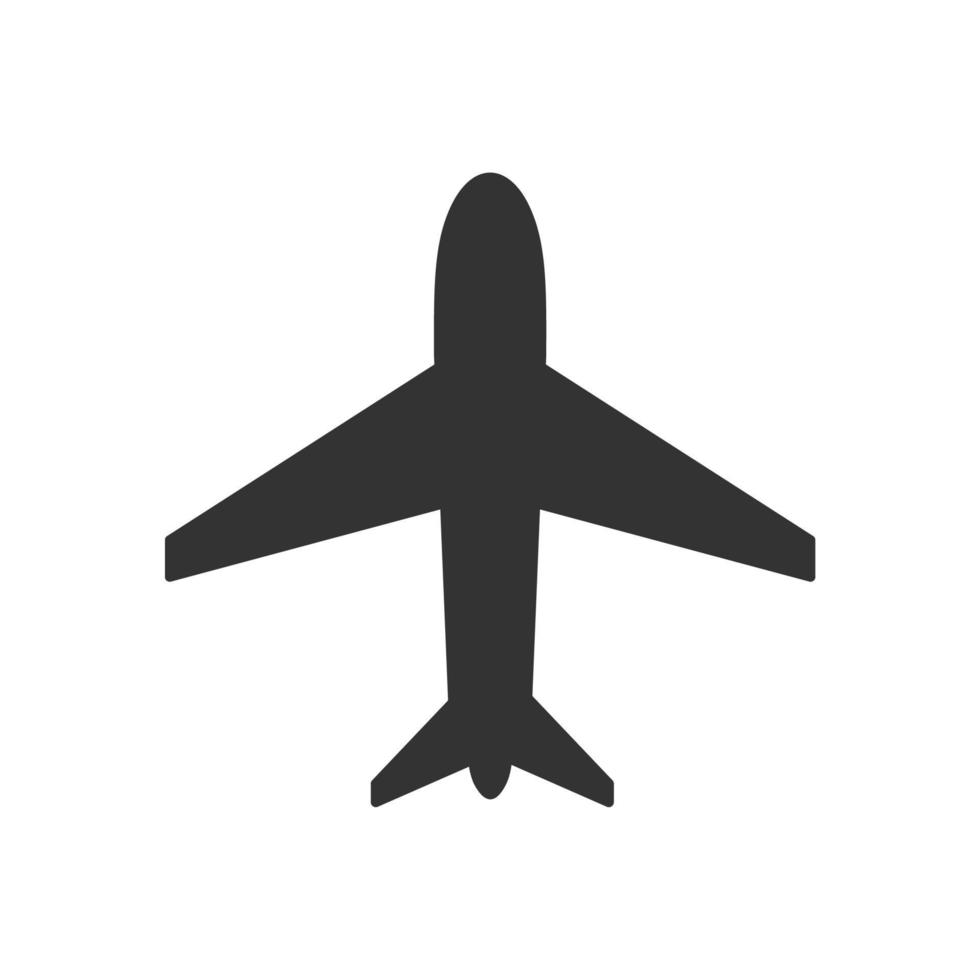 Symbol eines startenden Flugzeugs vektor