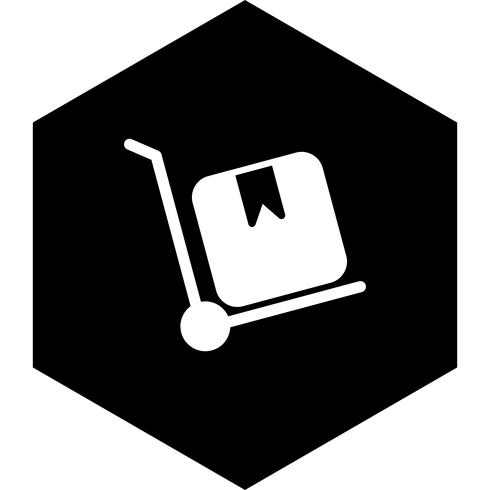 Trolley-Icon-Design vektor