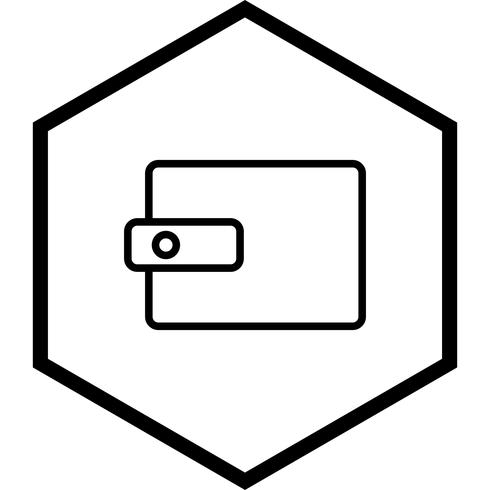 Brieftasche Icon Design vektor