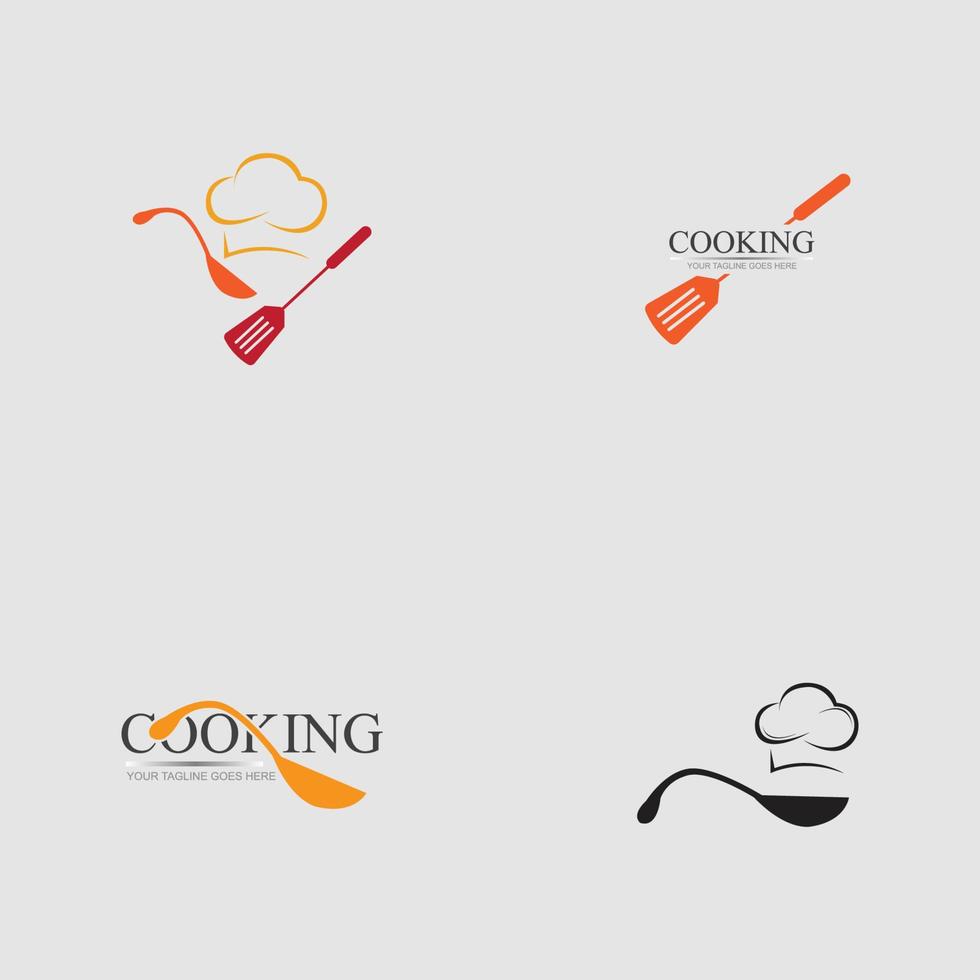 matlagning logotyp symbol illustration formgivningsmall vektor