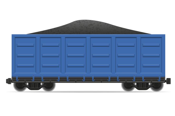 järnvägsvagn tåg vektor illustration