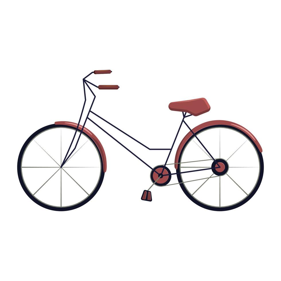klassisches Fahrrad isolierte Symbol. Vektor-Illustration vektor