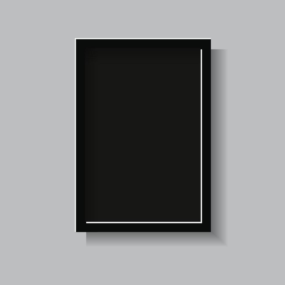 hängande svart tavla med platt designstil vektor