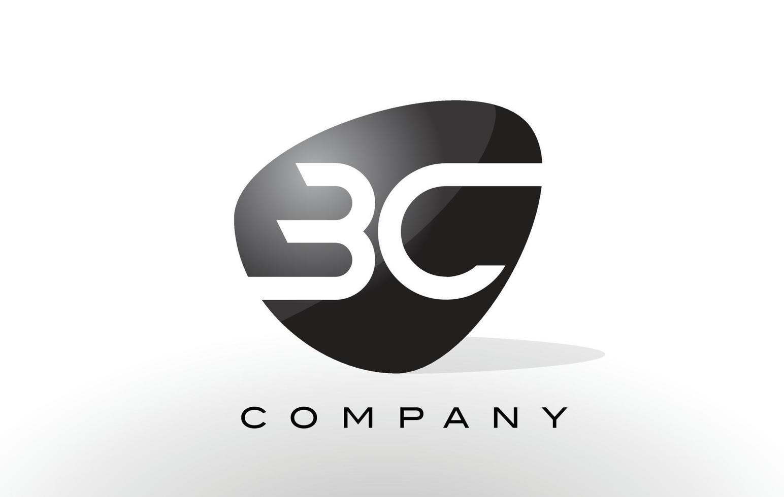 bc logotyp. brev design vektor. vektor