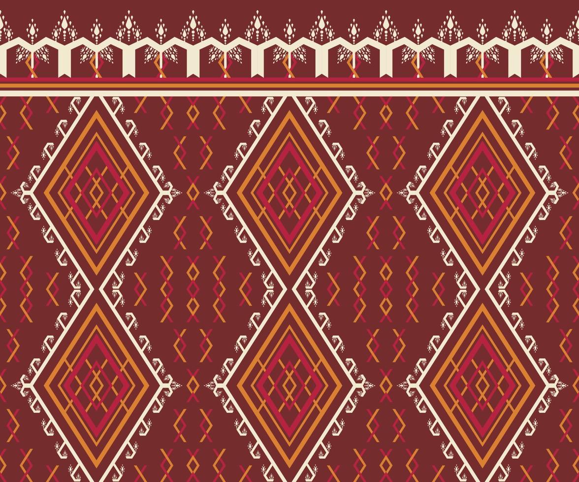 mönster etniskt tyg textur geometrisk vektor aztec orientalisk illustration retro keramiska plattor