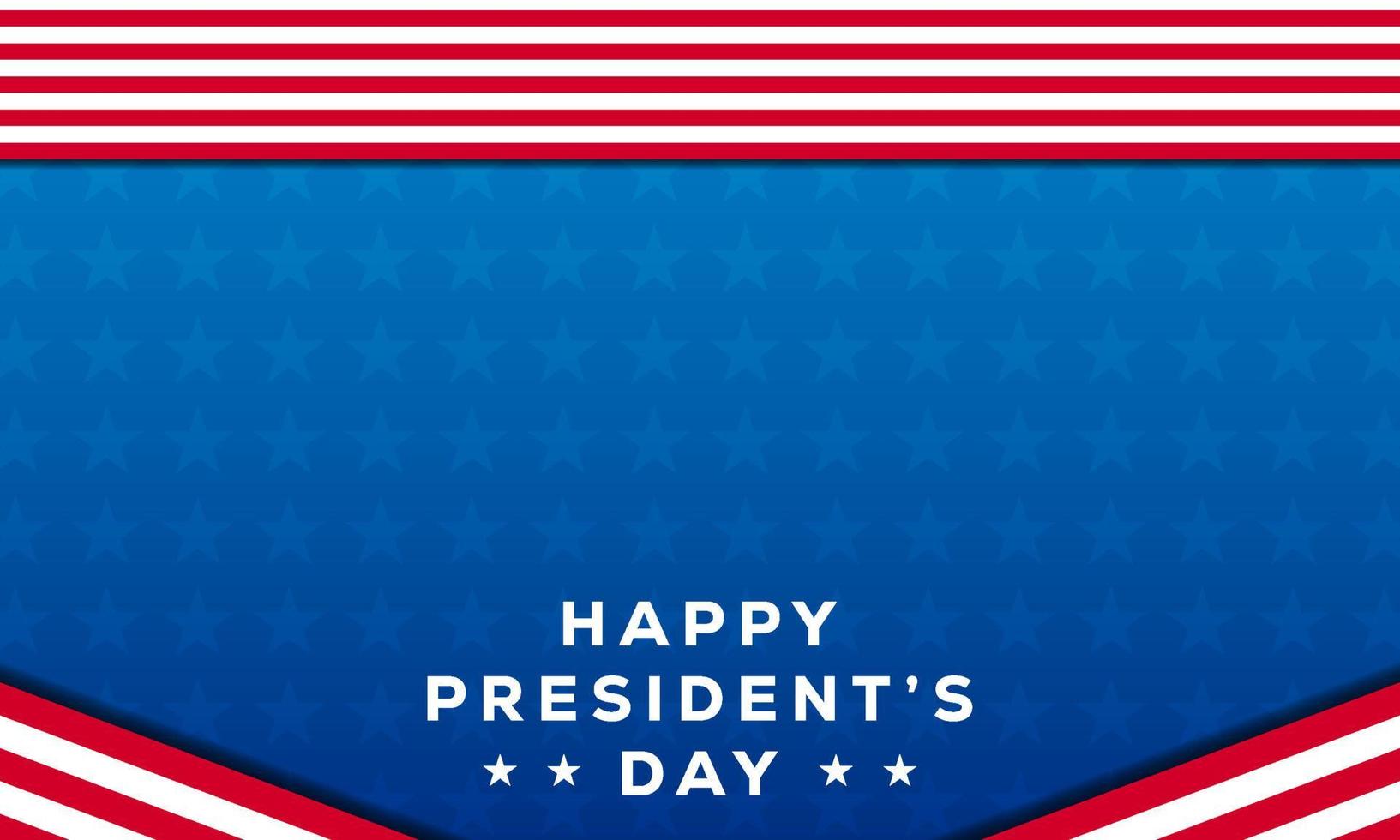 glad president dag banner bakgrund med kopia utrymme. USA:s presidentdag. vektor design illustration
