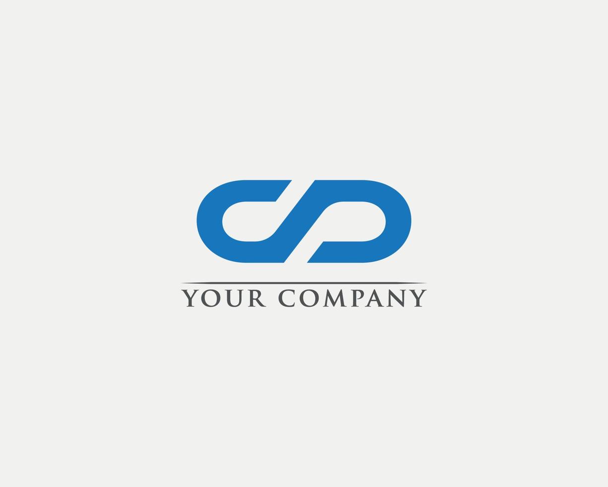 CD-Logo-Design-Vorlage vektor