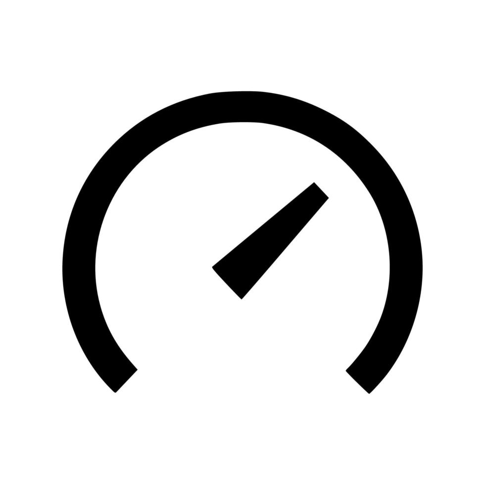 Vektor-Tachometer-Symbol vektor