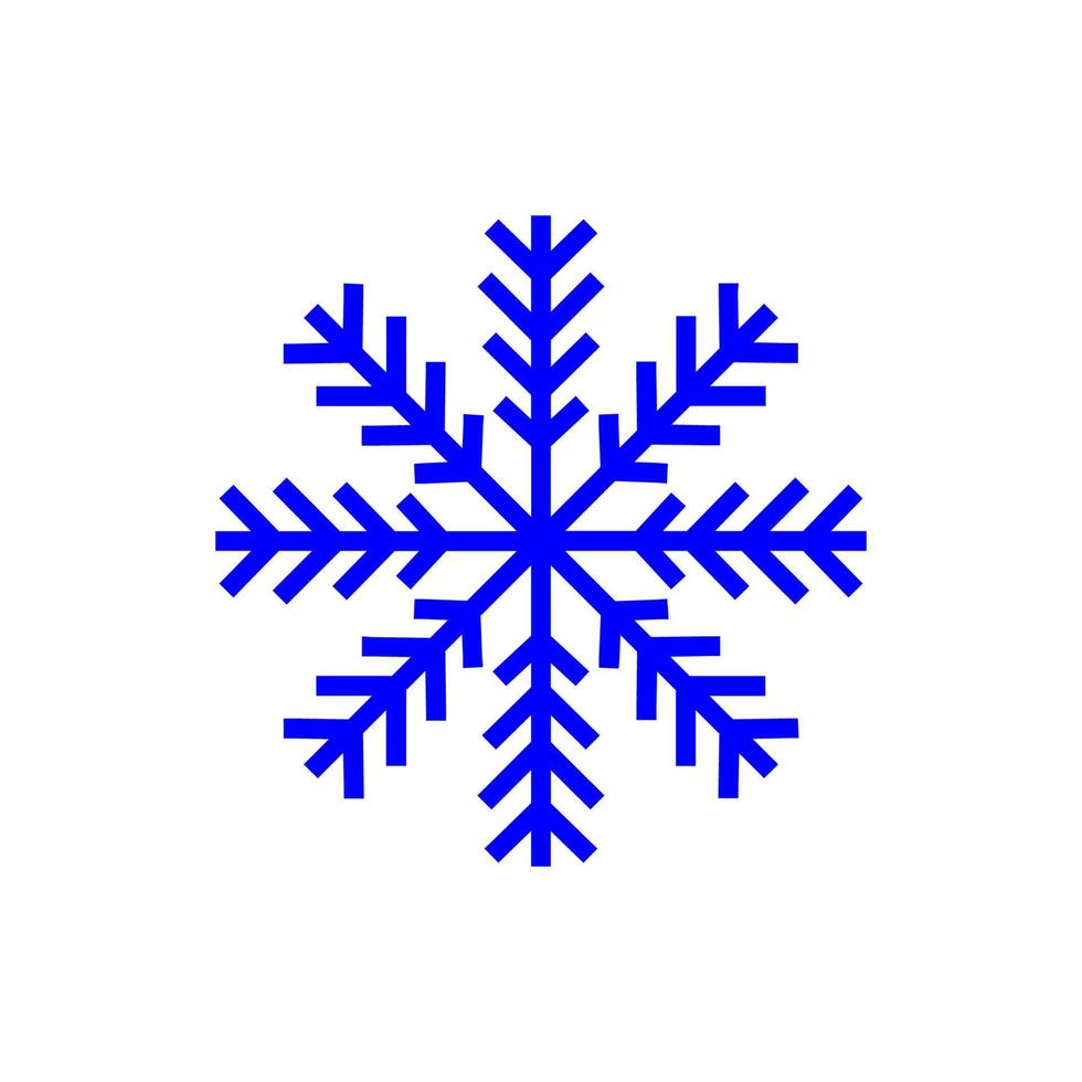 Schneesymbol einfaches Design perfekt für alle Projekte vektor