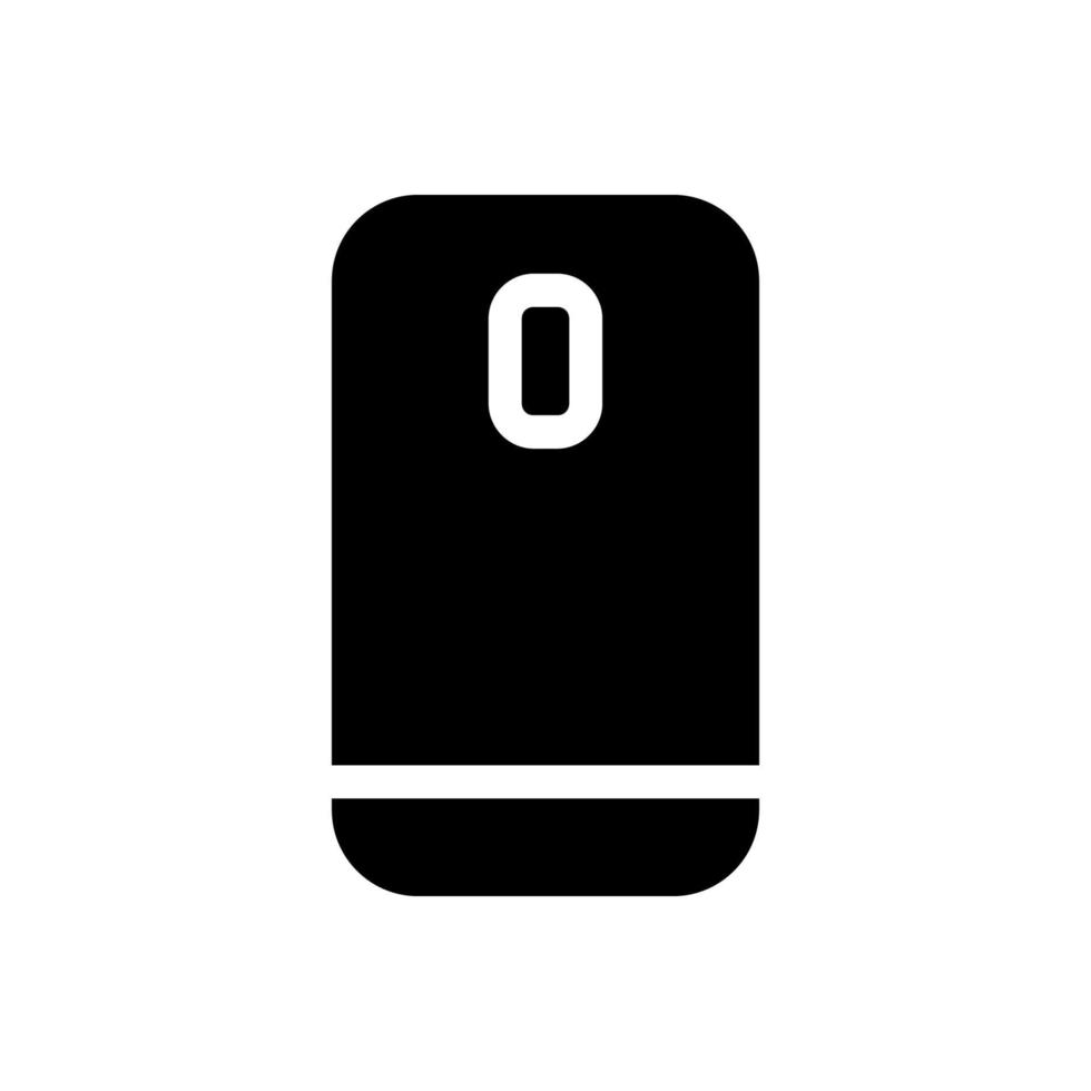 Smartphone-Vektor-Symbol. Telefon schwarzes Symbol auf weißem Hintergrund. Vektoreps 10 vektor