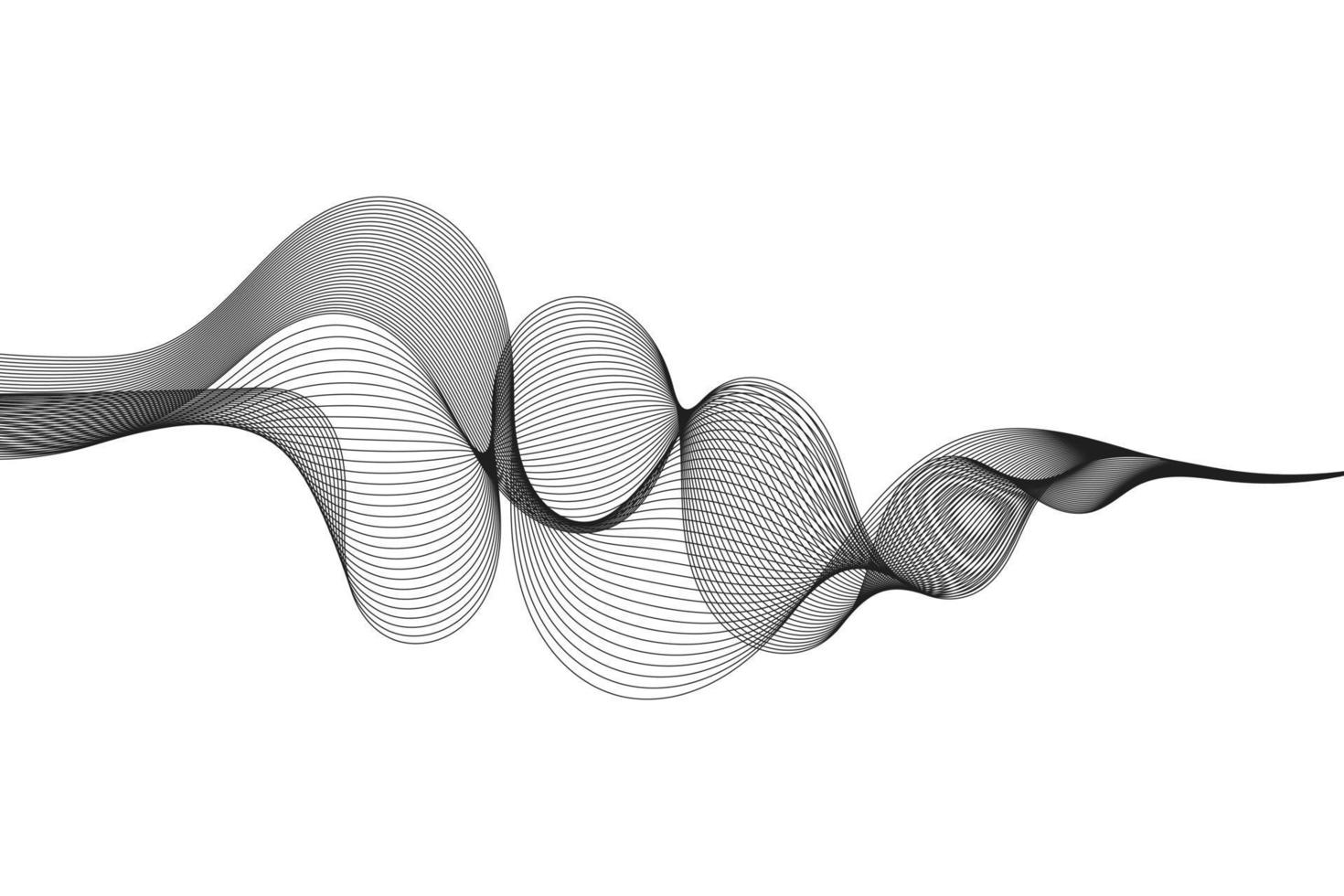 abstraktes Wellenelement für Design. digitaler Frequenzspur-Equalizer vektor