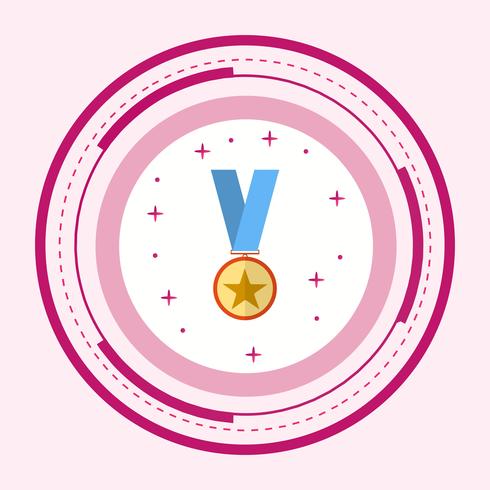 Award-Icon-Design vektor