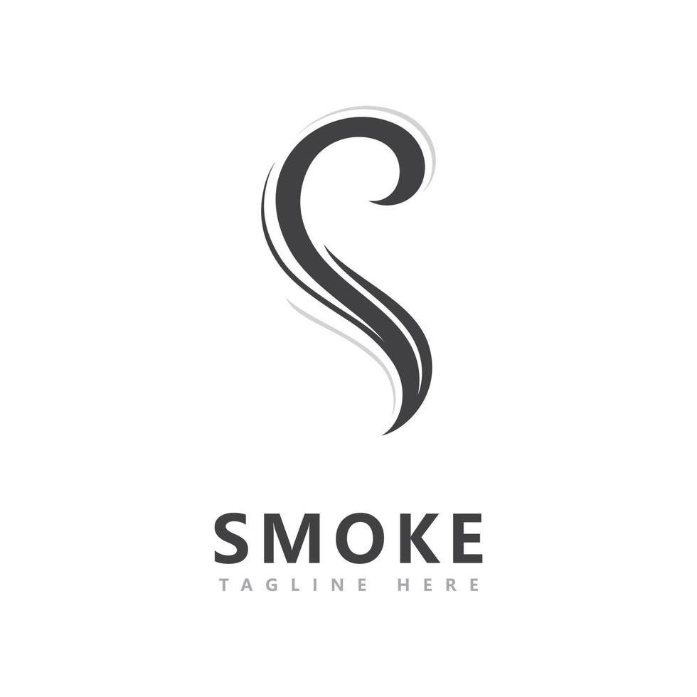 smok logotyp ikon vektor design inspiration