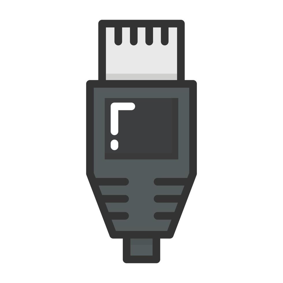 USB-uttag koncept vektor