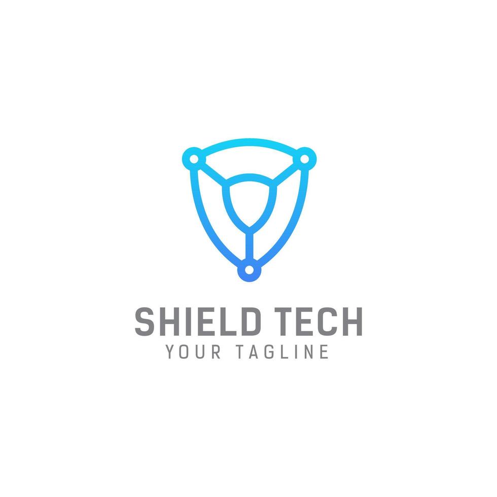 säkerhet tech logotyp designmall vektor
