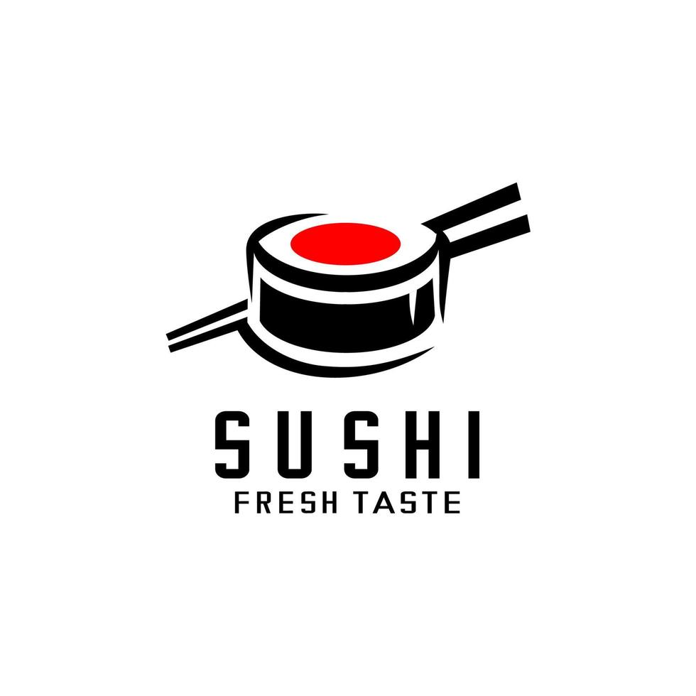 sushi bar logotyp vektor