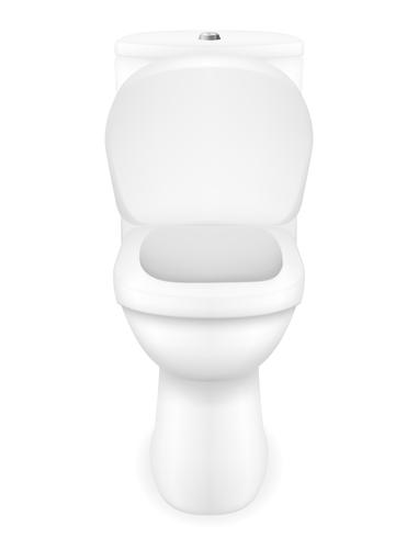 Toilettenschüssel-Vektor-Illustration vektor