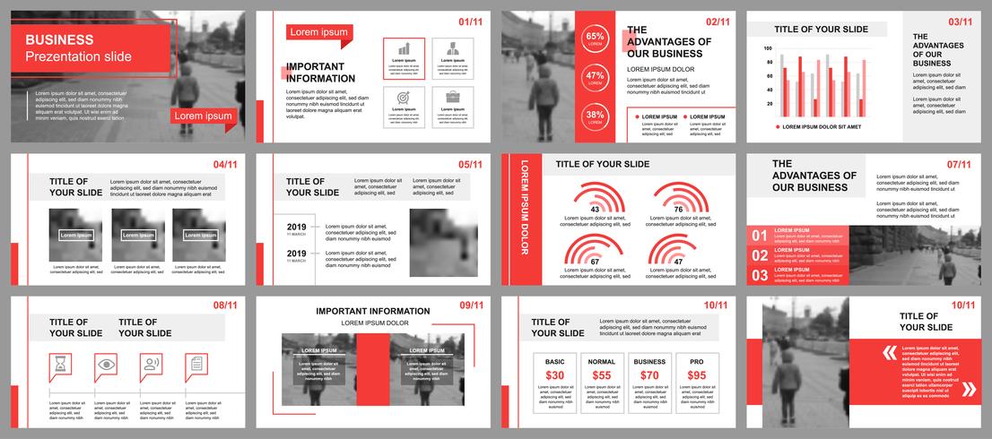 Geschäftspräsentation schiebt Vorlagen von infographic Elementen. Kann für Präsentationsvorlagen, Flyer und Prospekt, Broschüre, Unternehmensbericht, Marketing, Werbung, Jahresbericht, Banner verwendet werden. vektor