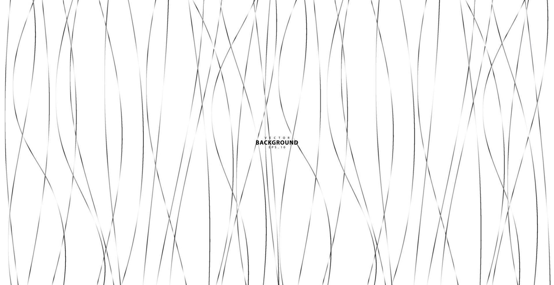 handgezeichnete Linien. abstrakte Musterwelle einfaches nahtloses, glattes Muster, Webdesign, Grußkarte, Textil, Technologiehintergrund, eps 10 Vektorillustration vektor