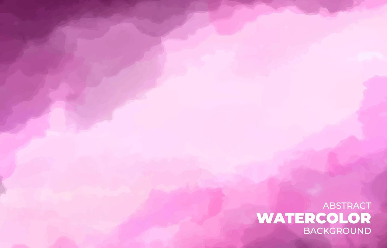abstrakter rosa Aquarellhintergrund vektor