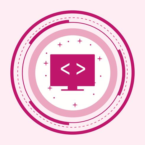 Codeoptimierung Icon Design vektor