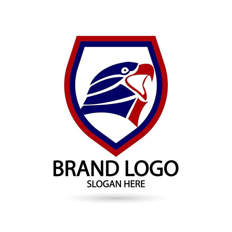 falk, örn emblem logotyp ikon vektor illustration design