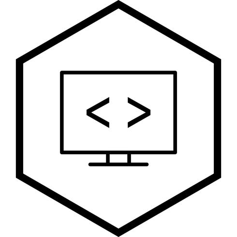 Codeoptimierung Icon Design vektor