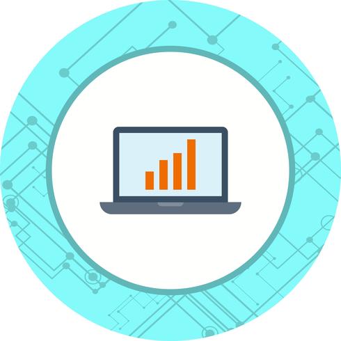 Statistik Ikon Design vektor