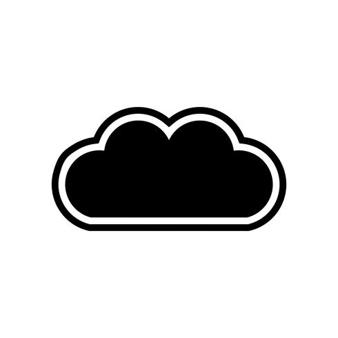 Cloud-Icon-Design vektor