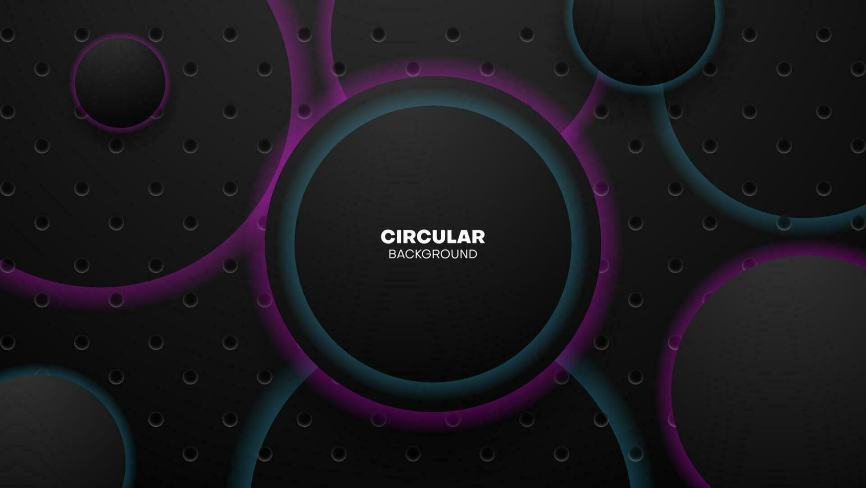 abstrakt cirkulär neon ljus bakgrund. futuristisk bakgrund design. metall textur design vektor