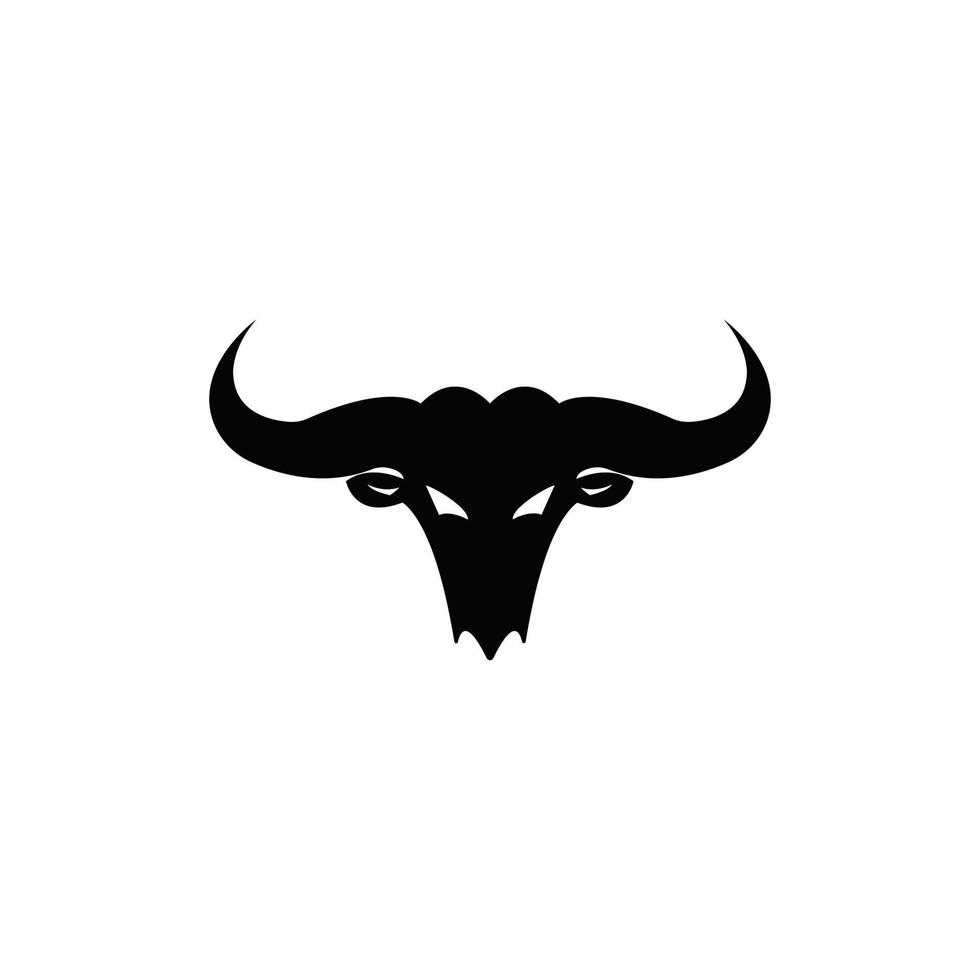 Bull Horn Logo und Symbol Vorlage Symbole App vektor