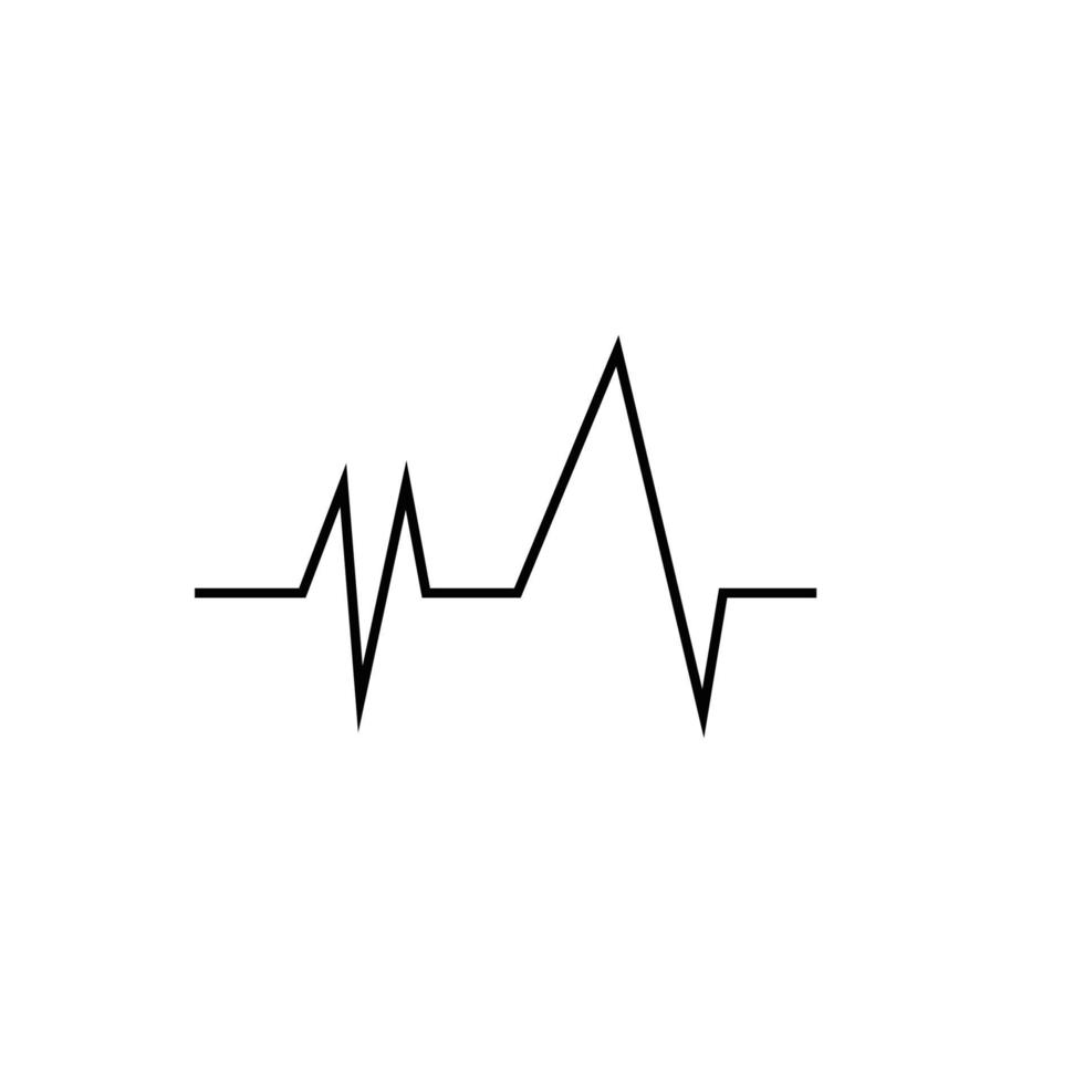 Heartbeat Puls Symbol Vektor Illustration Logo Vorlage