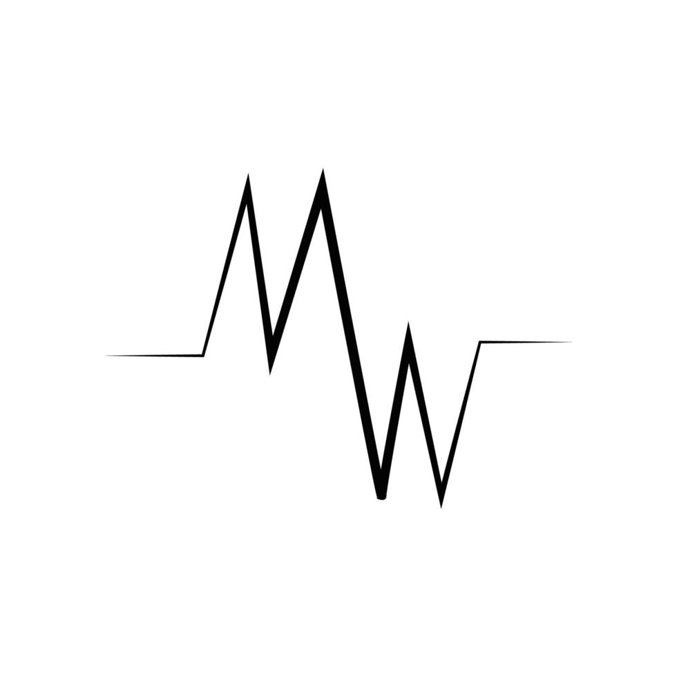 Heartbeat Puls Symbol Vektor Illustration Logo Vorlage