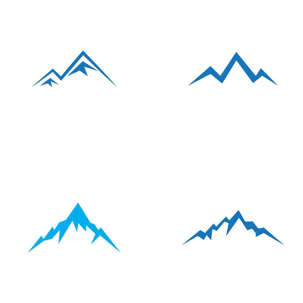 berg ikon logotyp mall vektor illustration design