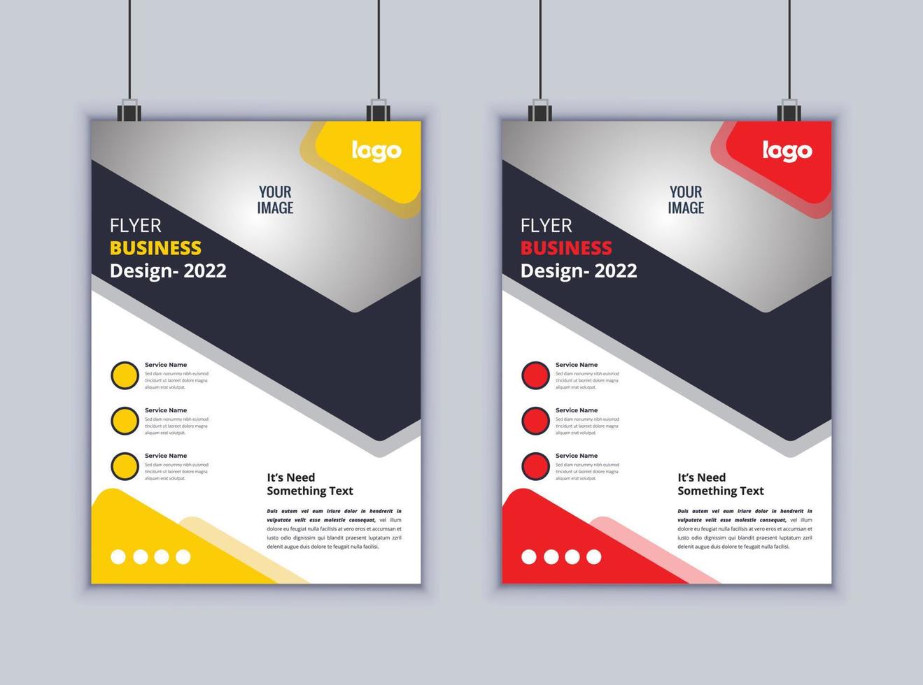 kreatives Business-Flyer-Design. modernes Layout-Design. Vektor-Design-Vorlage. 2-seitiges Flyerdesign vektor