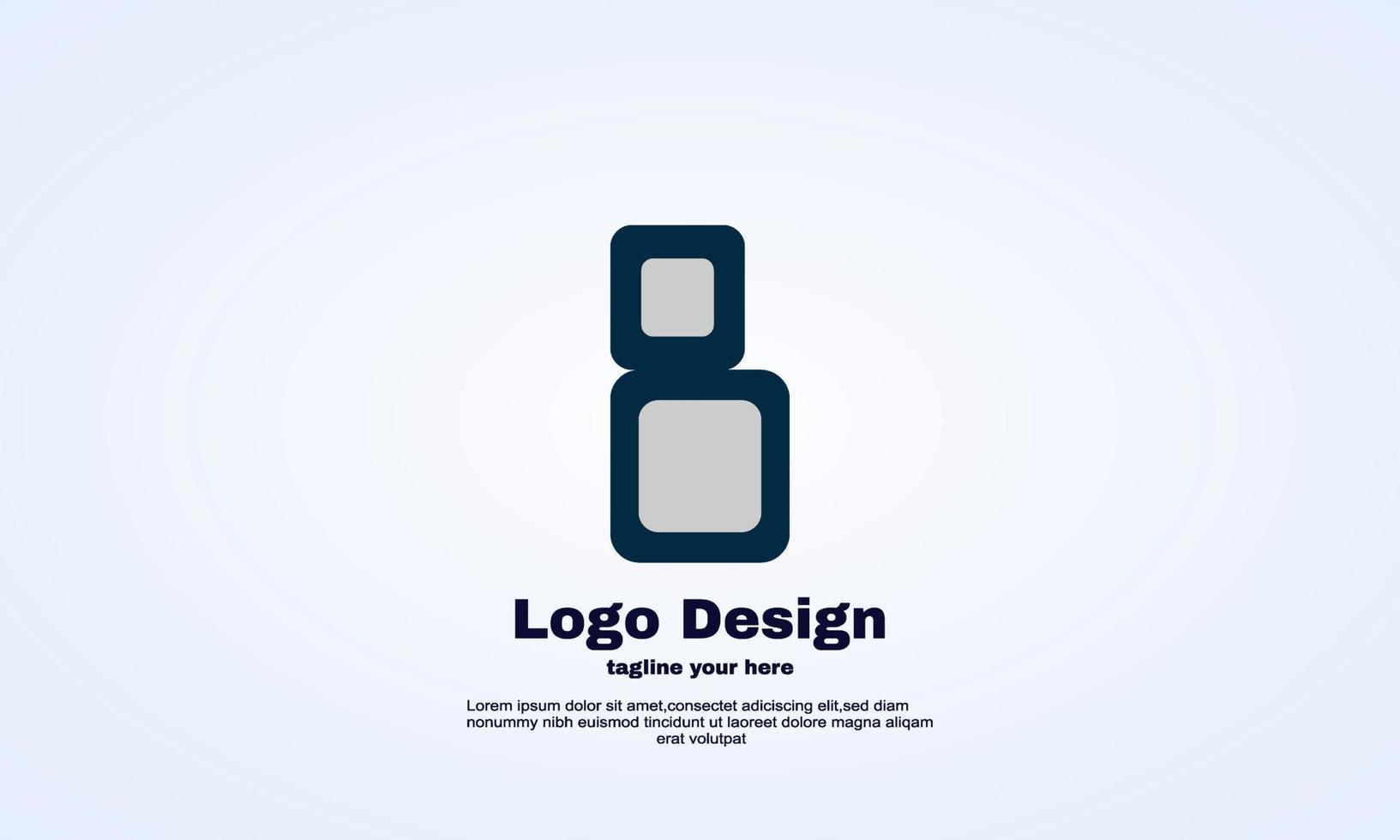 illustrator initial b icon logo design element vektor