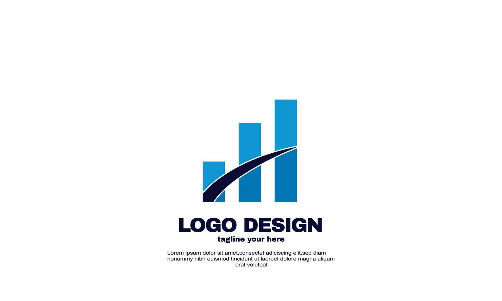 Stock abstrakte Finanzberater Logo Design Vorlage Vektor