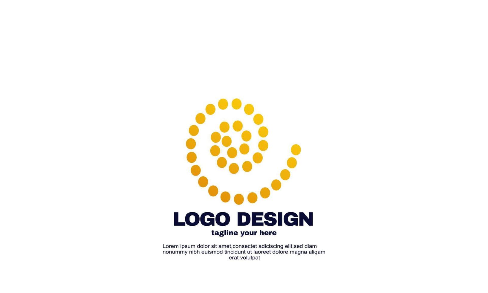 stock abstrakte sonnenlicht spirale sommer logo design vektor