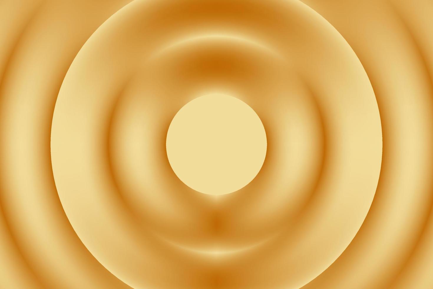 Stoff goldener Hintergrund mit Kreisen vektor