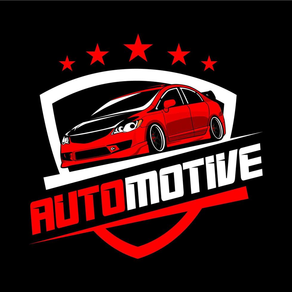 Auto-Logo-Grafikdesign-Vorlagenvektor vektor