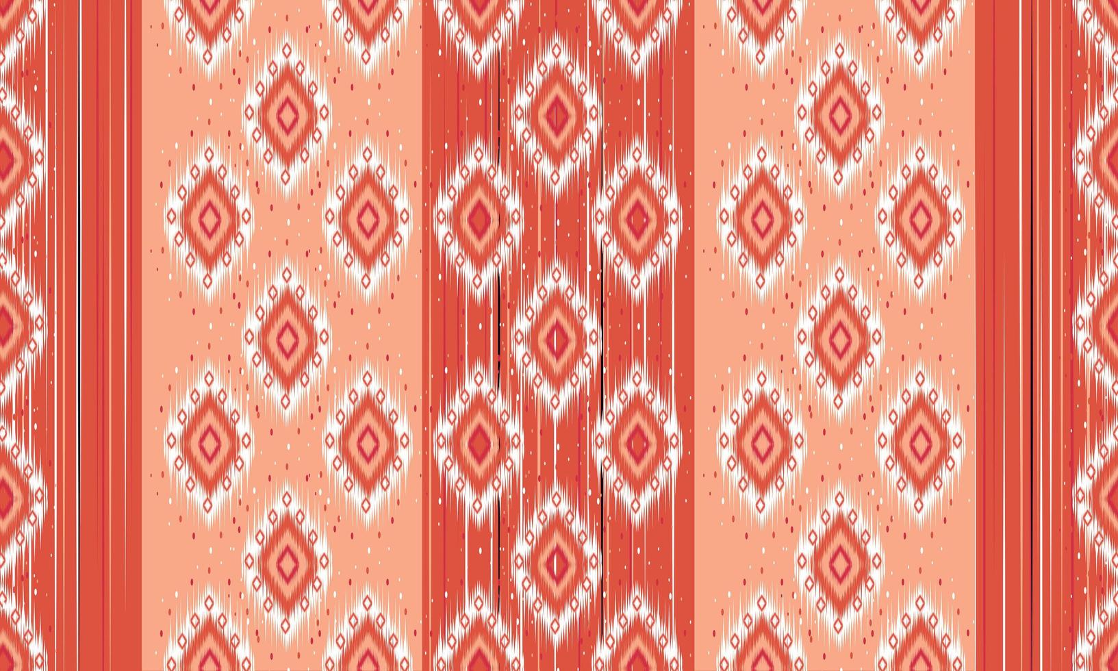 geometrisches ethnisches orientalisches Ikat-Muster traditionelles Design für Hintergrund, Teppich, Tapete, Kleidung, Verpackung, Batik, Stoff, Vektorillustration. Stickereiart. vektor