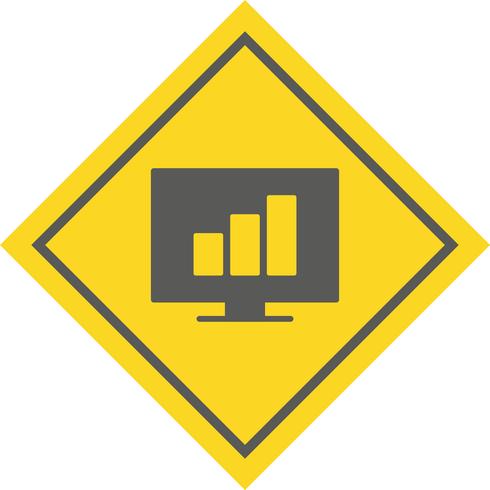 Statistik Icon Design vektor