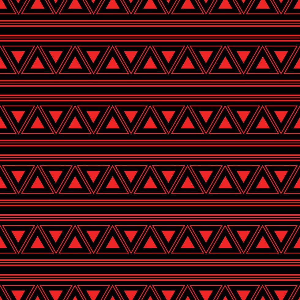 triangel aztec röd neon bakgrund vektor