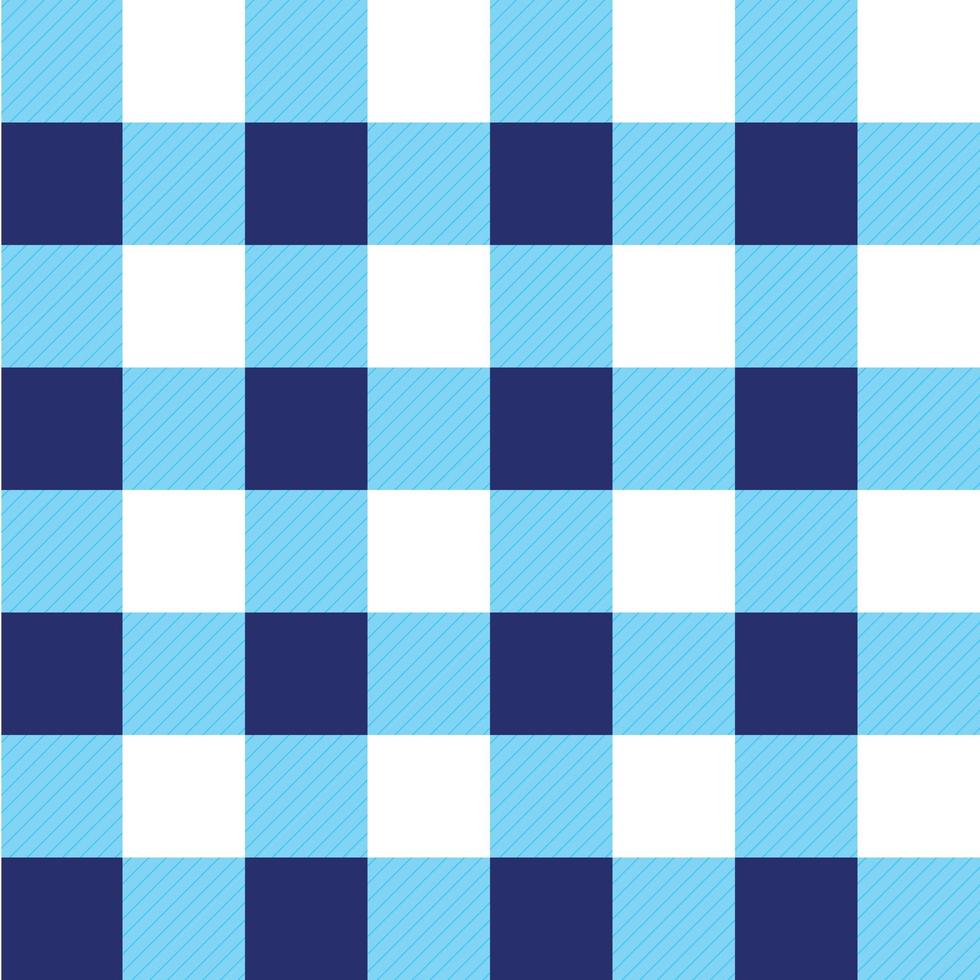 blå vit schackbräde bakgrund vektor