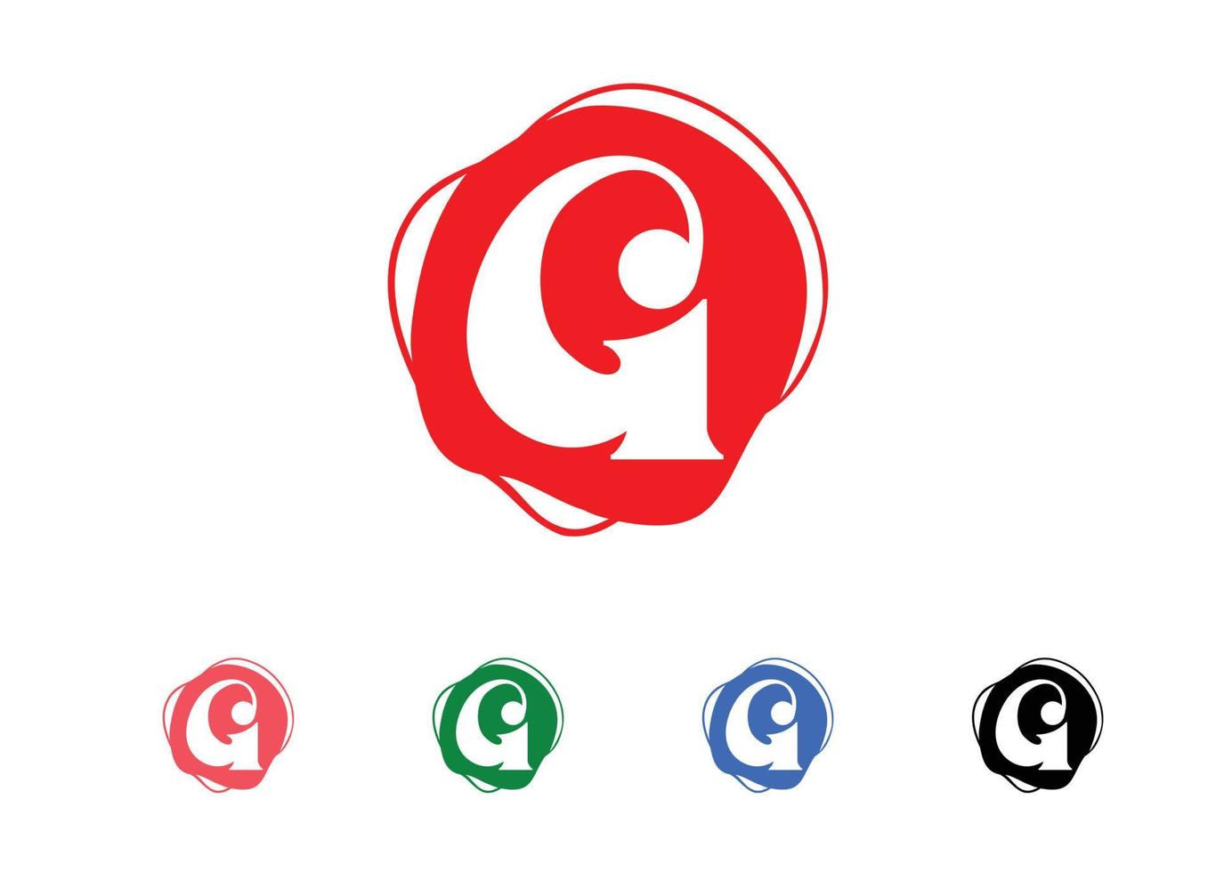 g-Brief-Logo und Symbol-Design-Vorlage vektor