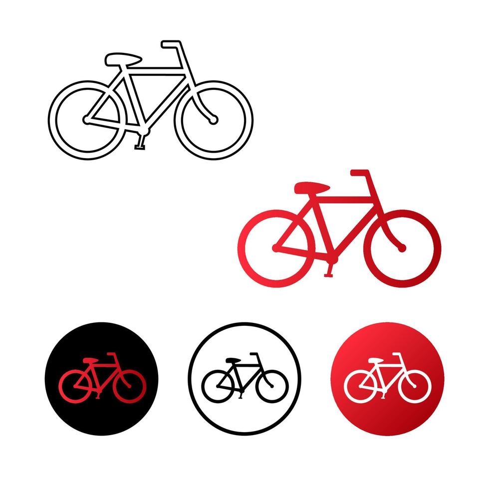 abstrakte Fahrradsymbolillustration vektor