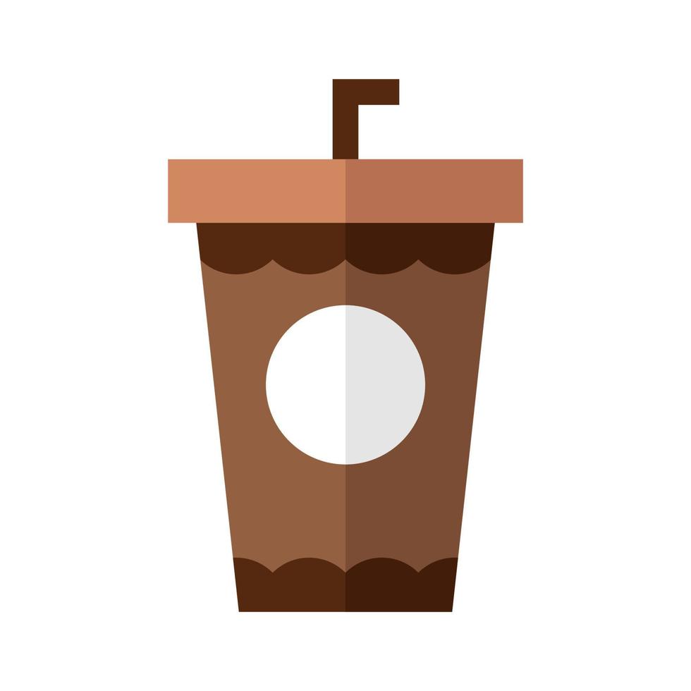 choklad drink platt illustration vektor